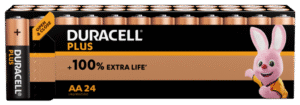Batterien Duracell 1.5V AA LR6 24Stk
