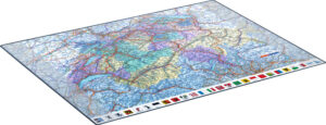 Sous-mains GeoPad Suisse 65x50cm