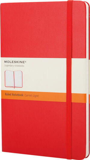Livre note Colour A6 lig.rouge