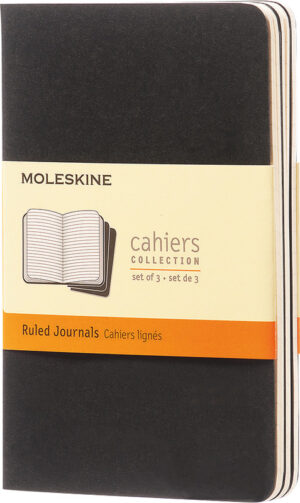 Cah.note Cahier A6 lig.noir