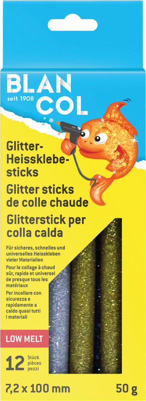 Heissklebest.Kids Glitter 12St