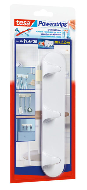 Powerstrip croch.tringle blanc