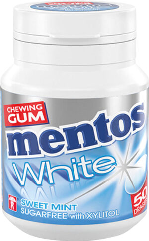 Mentos Gum white sweet mint