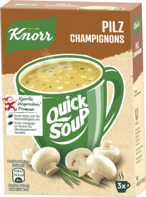 Knorr QuickSoup champignon 3port.