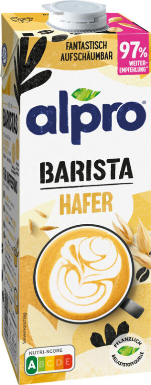 Boisson à l'avoine Barista 1lt