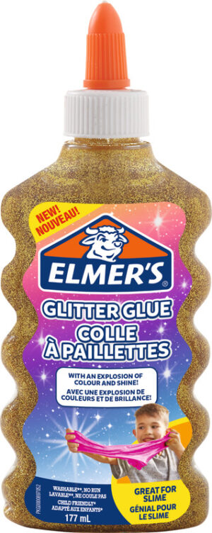 Colle pailletée or