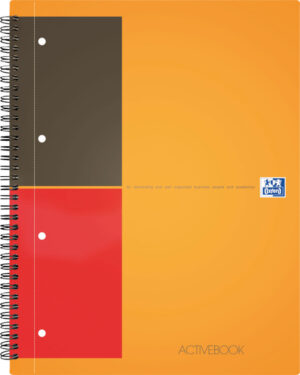 Activbook A4+ 6mm ligné orange