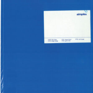 Registre A4 4mm bleu