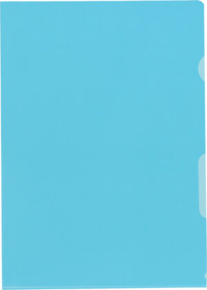 Chemises A4 PE soft bleu