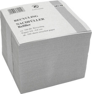 Nachfüll.Zettelbox Recy 9.8x9.8cm 700Bl.