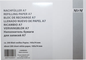Papier pr.notes A7 env.200fl