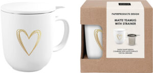 Tasse à thé Pure Heart or