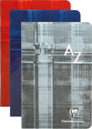 Cah.note A-Z 11x17cm 90g ass