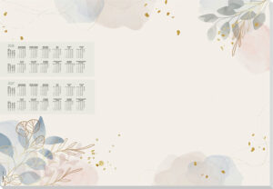 Sous-mains Pastel Garden