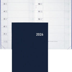 Agenda Compact 1S/2P bleu