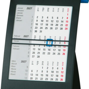Cal.table 18x11 3M/1P noir