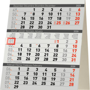 Calendr.table 12.5x15.5 3M/1P