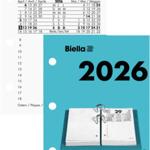 Bloc calendr.petit 1J/1P gris