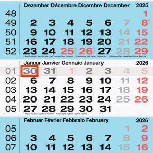 Bloc trimestriel 20 bleu