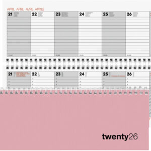 Ag.table Colorful 1S/2P rose