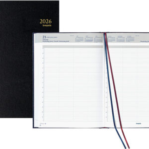 Agenda Bremax 2 noir 1J/2P