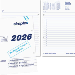 Umlegekalender 1T/1S